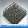 Galvanized Wire soldado gabion / cesta de pedra