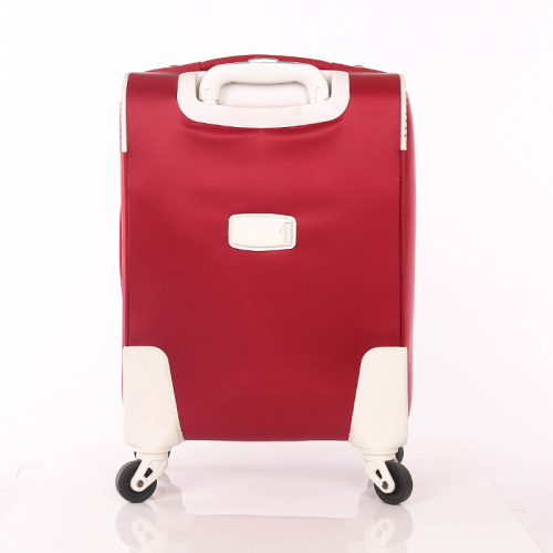 cheap polyester trolley luggage spinner wheels