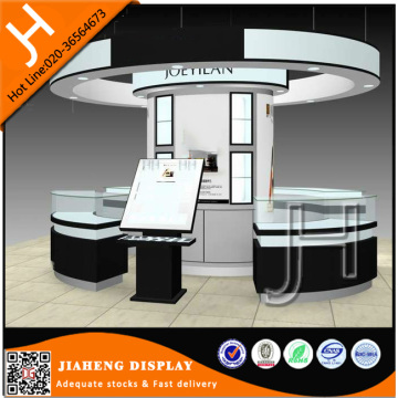 Wood Fashionale Design Jewellery Round Kiosk