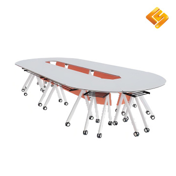 Dynamic oval conference table