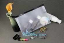 hanging ring pvc slider bag vinyl zipper bag for bikini, slider zipper bag/pouch to pack clothing and other articles, Beauty Pou