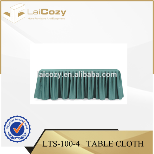 Hotel polyerster table cloths / fancy wedding table cloths /green table cloths for weddings
