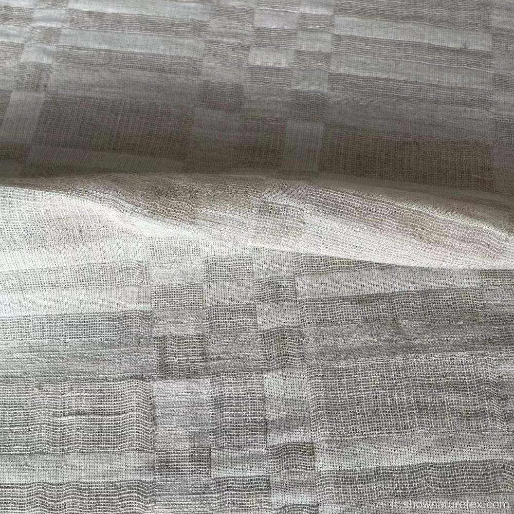 Tessuto di cotone a forma di jacquard a colori solidi