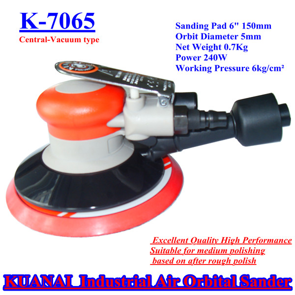 150mm Central Vacuum Air Sander Power Tools