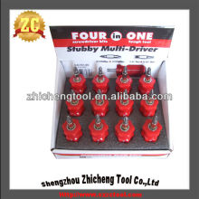 4 In 1 Stubby Stubby Multi-driver& Screwdriver Set