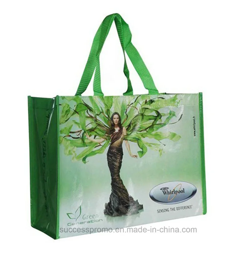 Promotional PP Woven Shopping Laminated Hand Bag