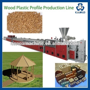 WOOD PLASTIC COMPOSITE PROFILE PRODUCTION LINE, WPC COMPOSITE PROFILE PRODUCTION LINE