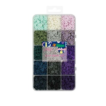 BEADS JEWELRY: 15 Grids Heishi Beads Collection