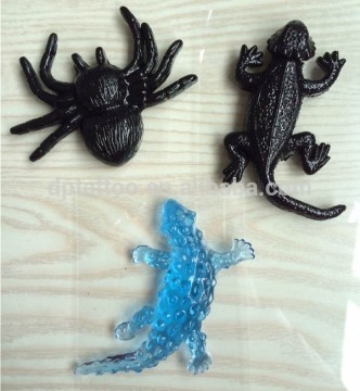 Novelty plastic animal toy sticky toy fro promotional gift