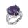 Coeur forme d&#39;amour anneaux de pierre gemme Ring de coeur pour les femmes fille naturalités en cristal de mariage anneaux de mariage ajusté bijoux