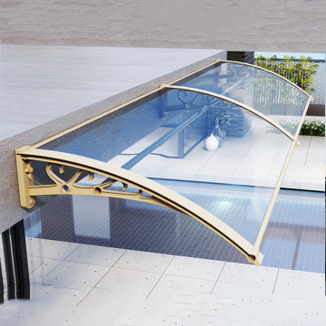 Polycarbonate Sheet Awnings with Aluminum Profile Accessories