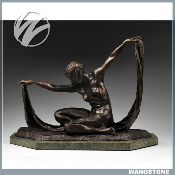 European Style Antique Dancer Bronze Sculpture