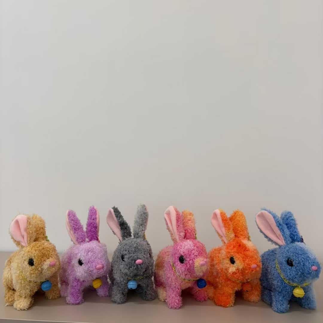 W2B07 Floral Bell Bunny Plush Toy W2B07 Floral Bell Bunny Plush Toy