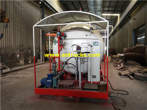 50cbm 25ton skid-mlima wa kujaza mimea ya kujaza LPG