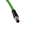 Θωρακισμένη D κωδικοποίηση αρσενικού M8 4P Profinet Cable