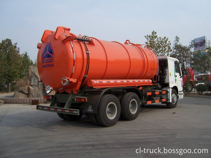 20000 liters Vacuum Sewage Suction Truck