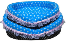 Funny Round Shape Plush Pet Dog Sofa Bed