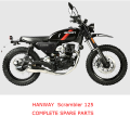 HANWAY Scrambler 125 Piezas de repuesto para motocicleta completas