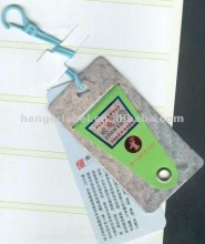 Apparel hang tag, paper apparel hang tag