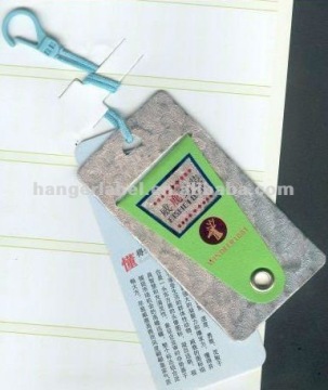 Apparel hang tag, paper apparel hang tag