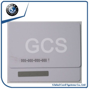 blank card with barcode in shenzhen manufacturer