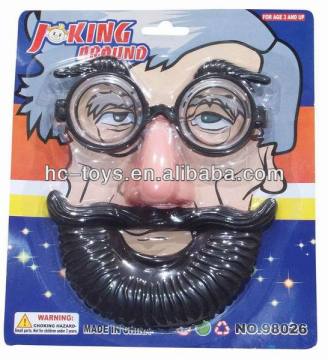 Funny Mustache Glasses Carnival Party