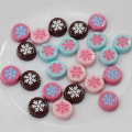 Multi Color Cute Snowflakes Painted Bottle Shutters Shaped Resin Cabochon Handmade Craft Decor Charms Kids Toy Phone Shell