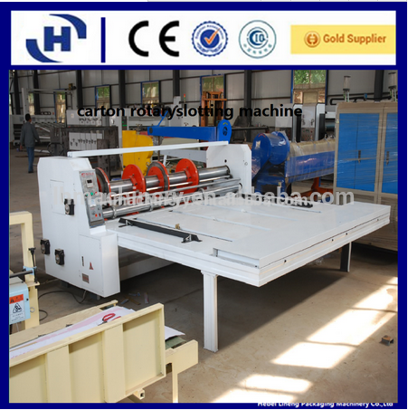 Hot selling corner rotary slotting machine/Carton box making machine new condition/carton packaging machine