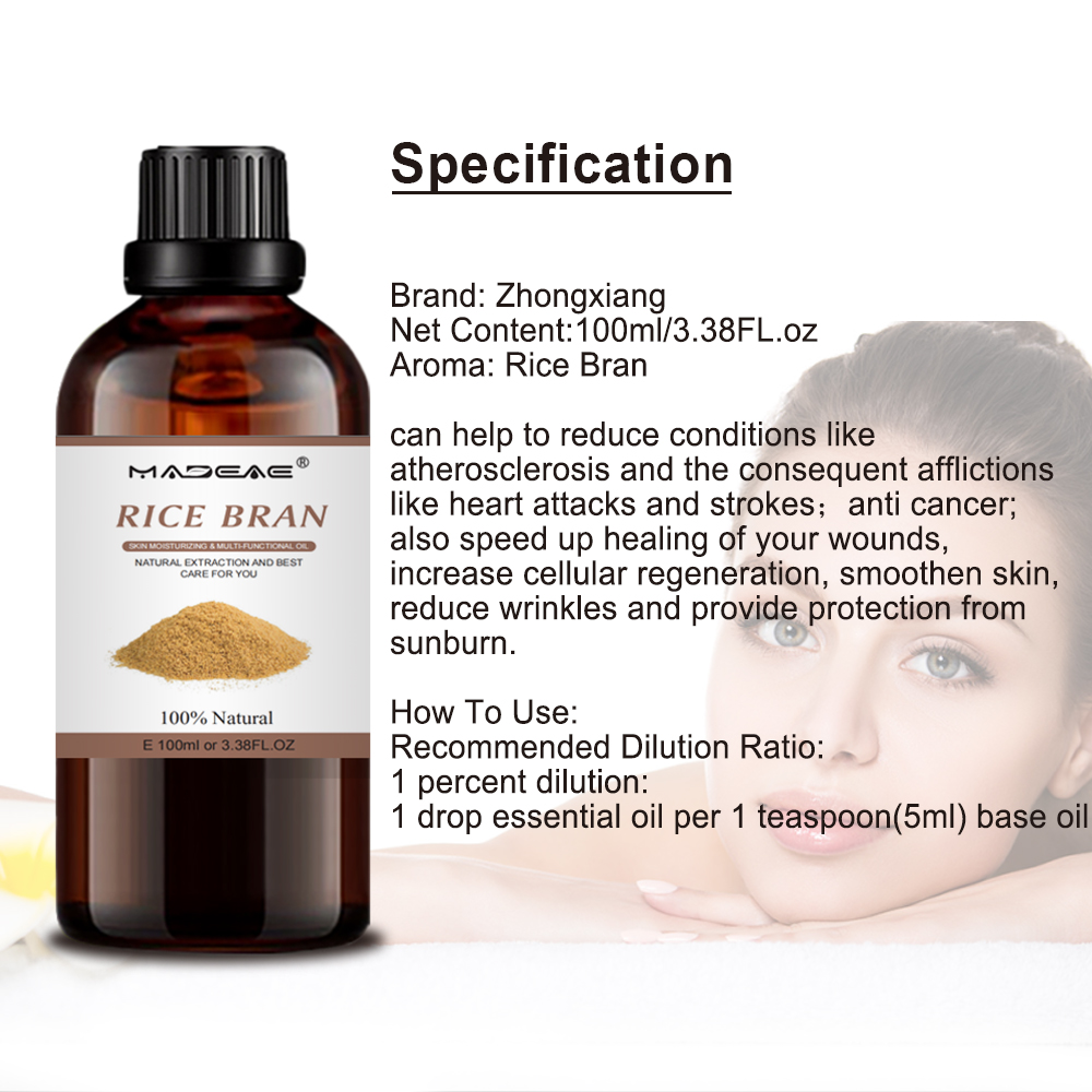 TopGrade Wholesale Natural Effective Moisturize RiceBran Oil