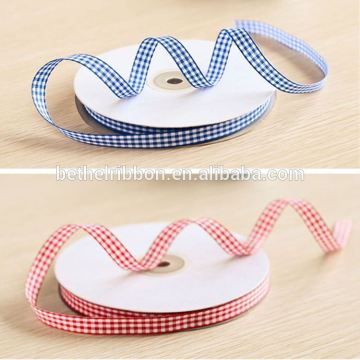 Hot sale checked material Custom sanding ribbon