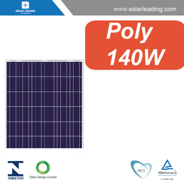 IEC certificated 140w polycrystalline pv module for solar pump