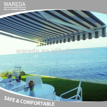 acrylic fabric retractable awning