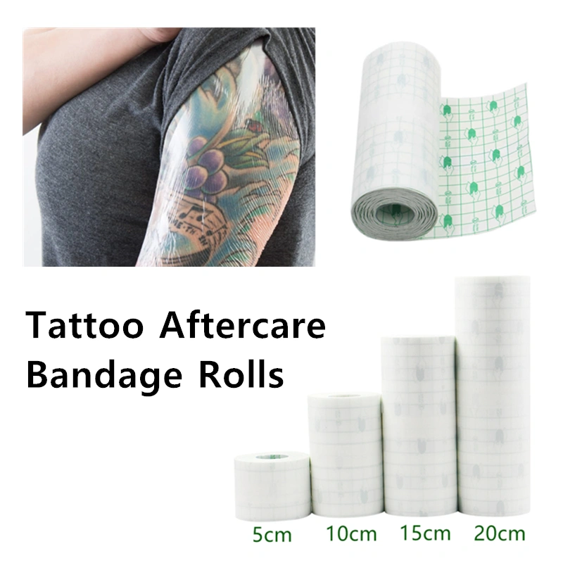 Waterproof Protective Medical PU Tattoo Film Dressing Bandage Roll for Tattoo Aftercare