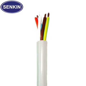 Flexible silicone rubber coated multi-core cable