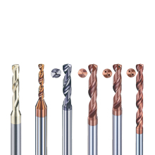 Tungsten Carbide Drill Bits with Super Hard Coating for CNC Machining