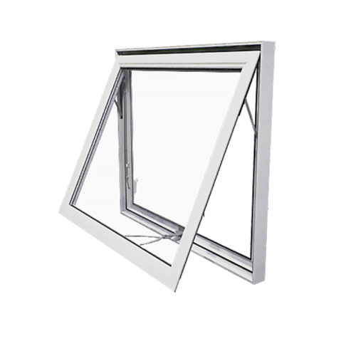 PVC Awning Double-glazed Hopper Window