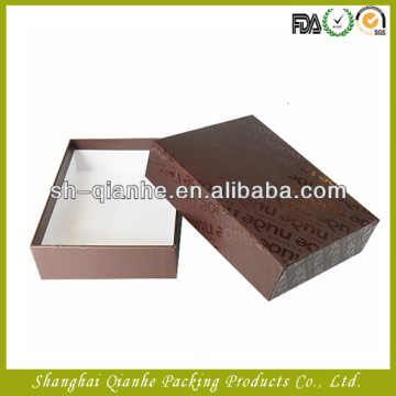 shoes box / luxury shoes box packaging, box with lid