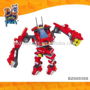 2017 new products outer space hero kids fighting robot DIY building bricks toys