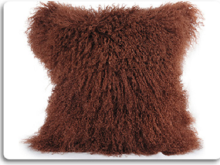 Luxury Cheap Decorative Mongolian Fur Pillow Case Cover