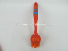 Double color pan brush