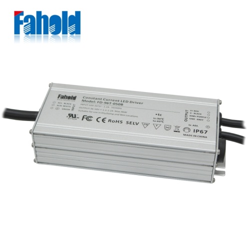 347Vac Input 100W Waterproof driver Street Light