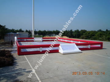 22x14 meter Inflatable Human Soccer Field commercial hire adults football fields wholesale
