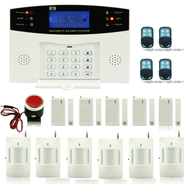 2016 intelligent Home Wireless Alarm System With LCD Display PSTN alarm system