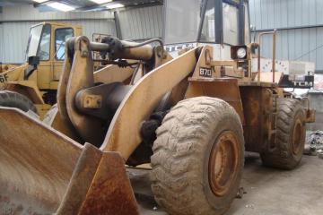 used tcm 870 loader