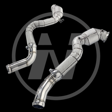 Downpipe For Mercedes-Benz AMG GT63/GT63S/GTR/GT-R/GTS/GT-S 4.0T 2019-2022 Stainless Steel Exhaust Downpipe without catalyst