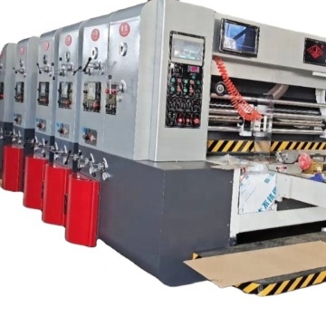 Automatic paper box printing and die cutting machine