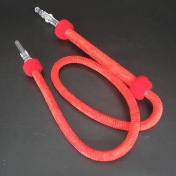 custom High Quality  Velour Hookah Shisha Hose velvet hookah hose winter ritzy  hookah hose