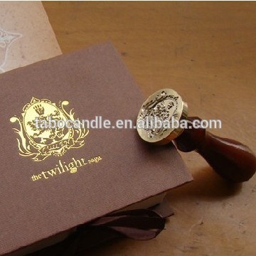 Brass Head+ Wooden Handle Wax Seal Stamp/Professional wax seal kits