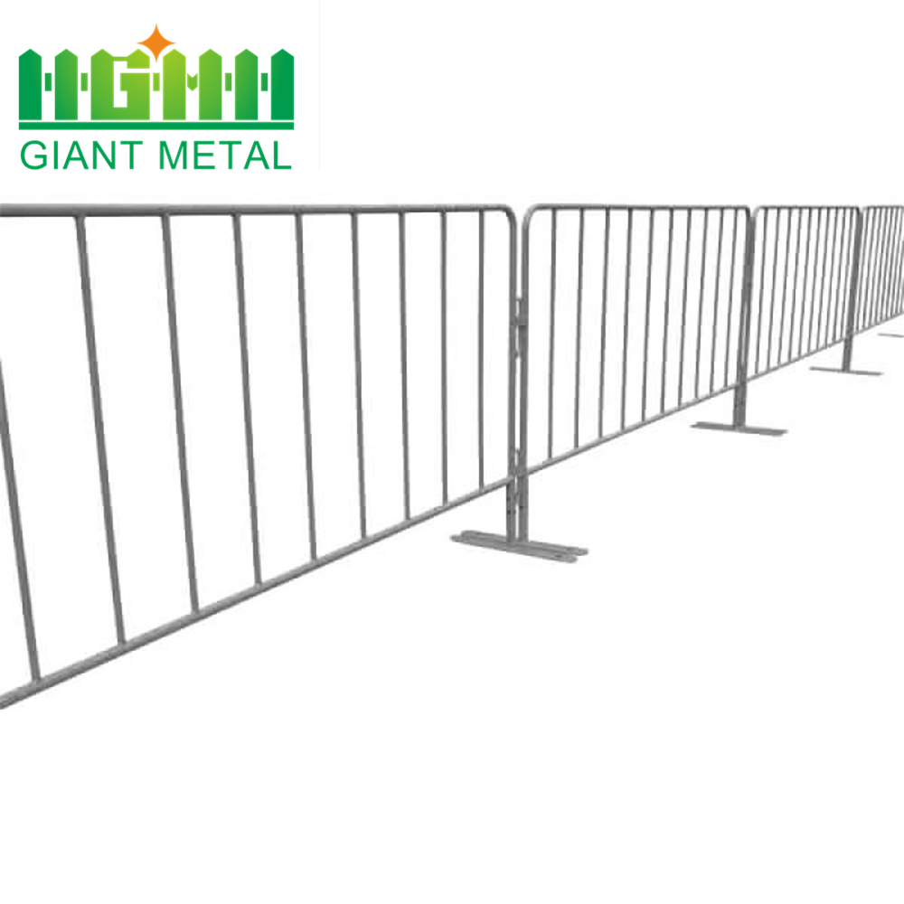 Safety  Rode Traffic Galvanized Temporary Crowd Barrier