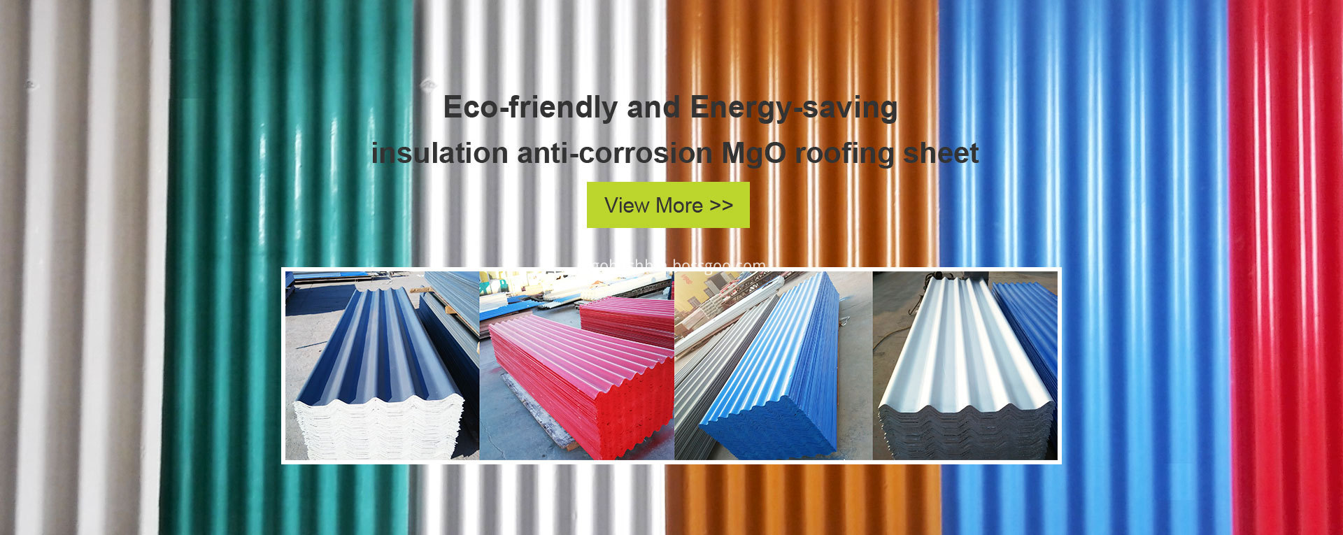 Flame-resistant Heatproof High Strength MgO Roofing Sheets